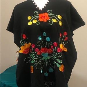 Handmade Poncho made in Guaymas
